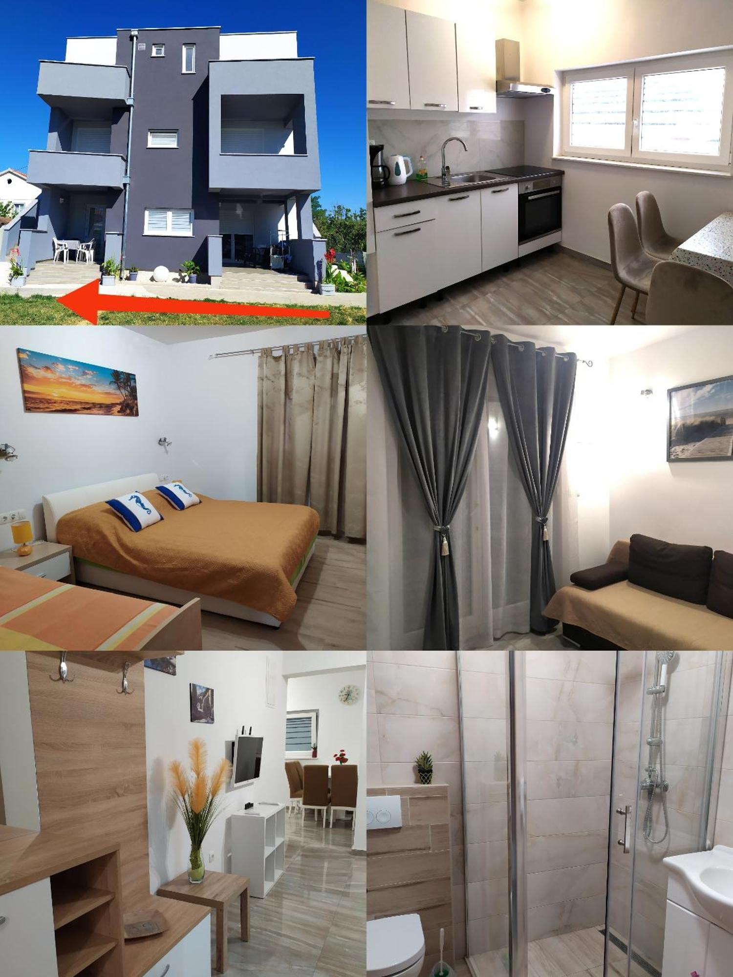 Apartmani Mira 宁 外观 照片